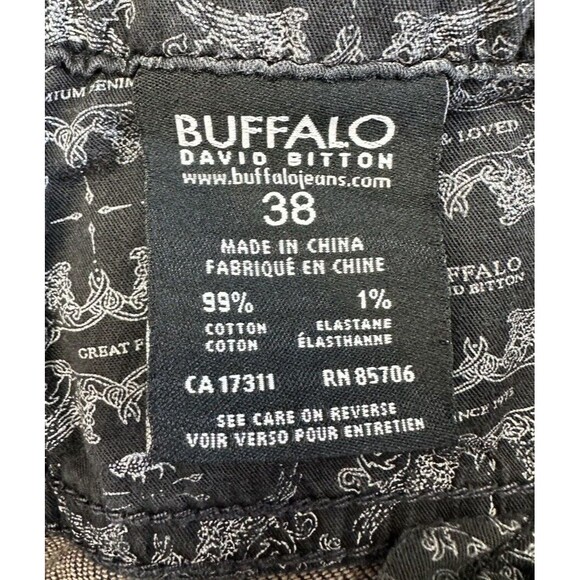 Buffalo David Bitton Jeans Blue Driven Denim Dark Wash Men's 38x32 SHORT INSEAM - Picture 4 of 10